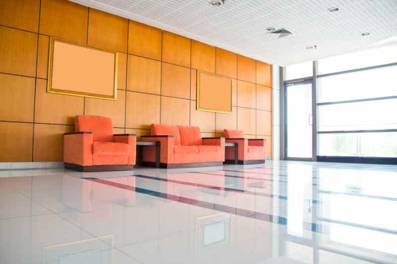 Apartment reception design examples.
