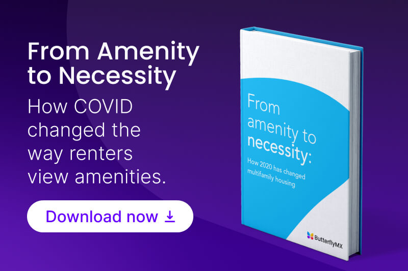 Read the ButterflyMX ebook on how covid changed amenities