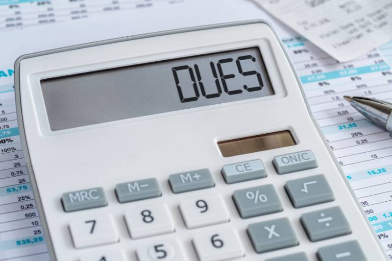 HOA special assessment is different from monthly dues