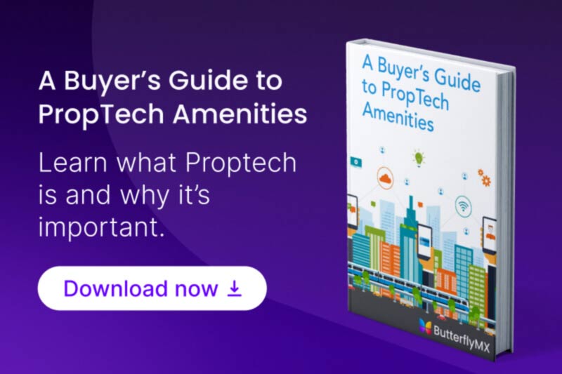Read the ButterflyMX ebook on proptech amenities