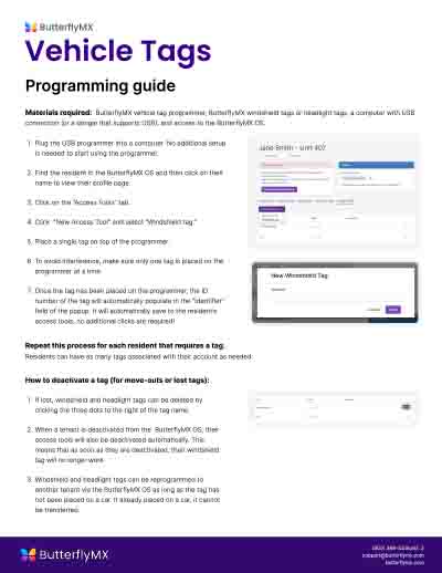 butterflymx-vehicle-tags-programming-guide butterflymx vehicle tags programming guide