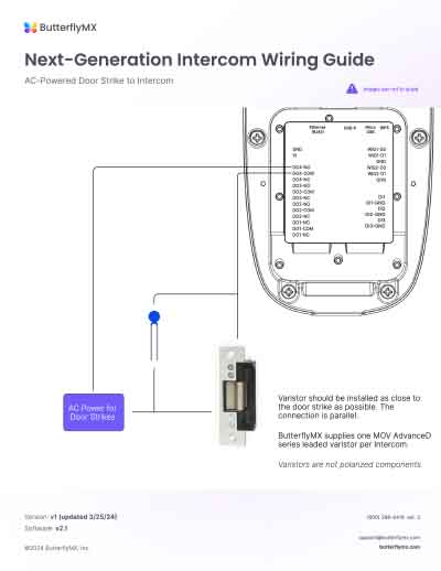 butterflymx-video-intercom-ac-door-strike-wiring-guide butterflymx video intercom ac door strike wiring guide