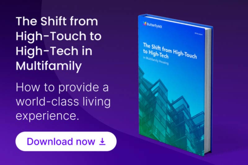 Read the ButterflyMX ebook on the shift from high-tough to high-tech
