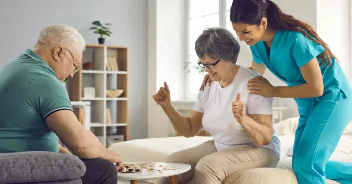 memory care facility access