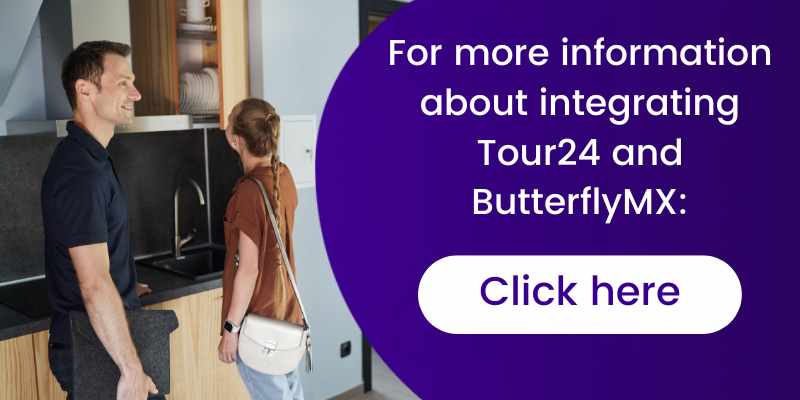 click to learn about integrating Tour24 and ButterflyMX