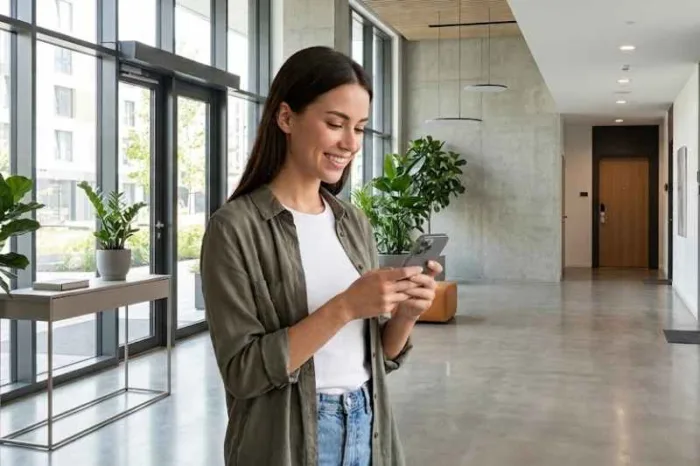 prospect uses Tour24 and ButterflyMX to take a self guided smart tour