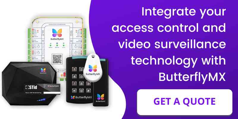integrate your security cameras with ButterflyMX access control