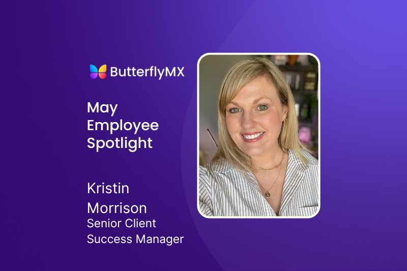 ButterflyMX employee spotlight on Kristin Morrison, senior CSM