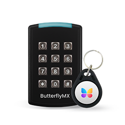 ButterflyMX Keypad Reader and Fob