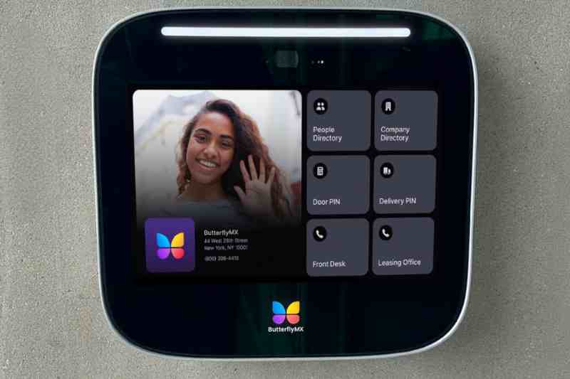 Concrete wall intercom installation