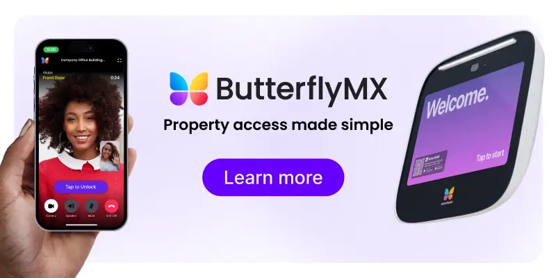 ButterflyMX Access Control CTA