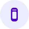 Purple video intercom icon