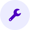 Purple wrench icon for installer resources