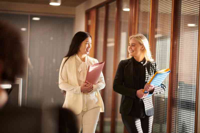 hallway secured by law firm physical security