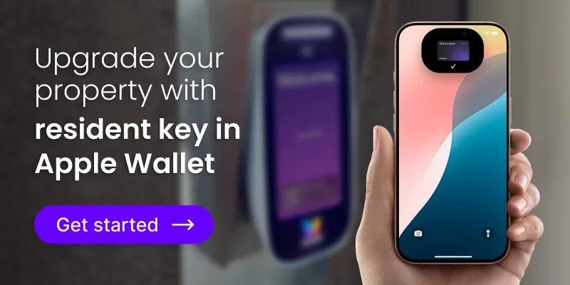 Upgrade your property with resident key in Apple Wallet