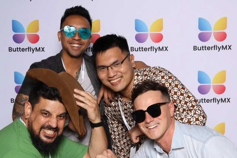 ButterflyMX engineering team members at the company-wide onsite.