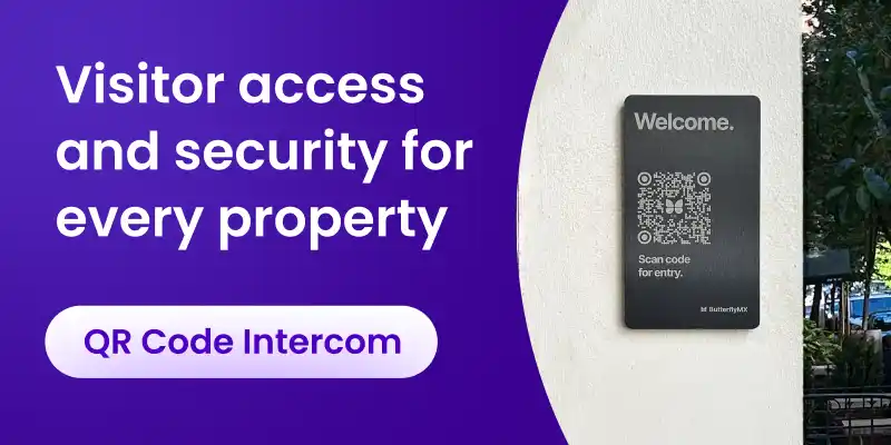 Learn more about the ButterflyMX QR Code Intercom.