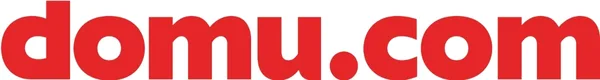Red text on white background that reads domu.com