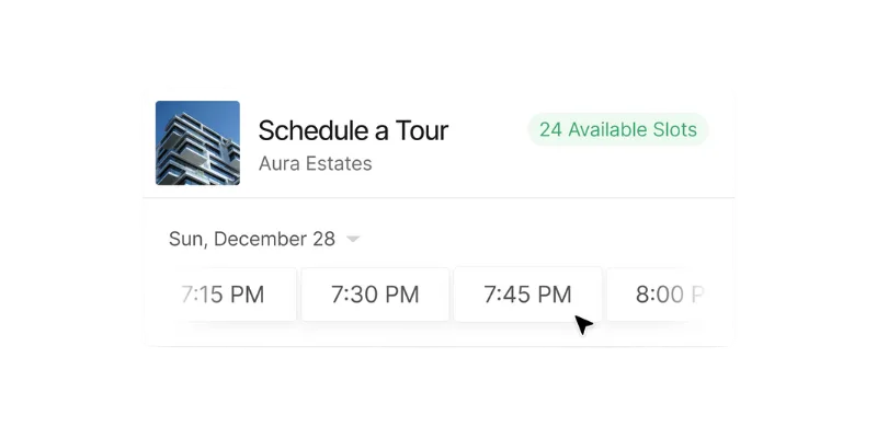 elise-ai-tour-scheduling EliseAI scheduling platform