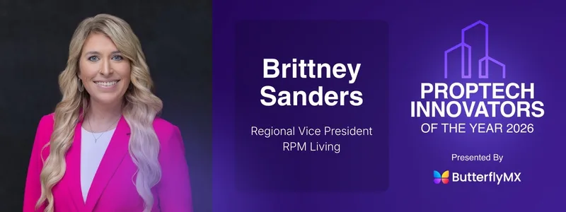 Proptech Innovator of Year 2026, Brittney Sanders