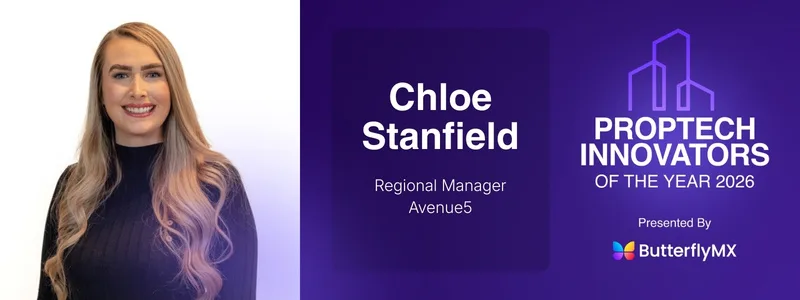 Proptech Innovator of Year 2026, Chloe Stanfield