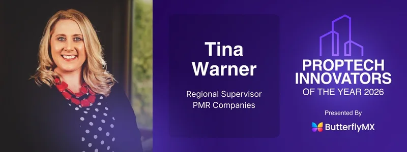 Proptech Innovator of Year 2026, Tina Warner