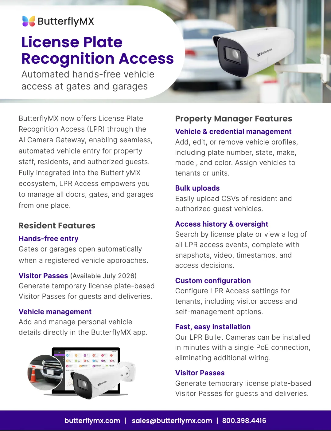 ButterflyMX's LPR Factsheet