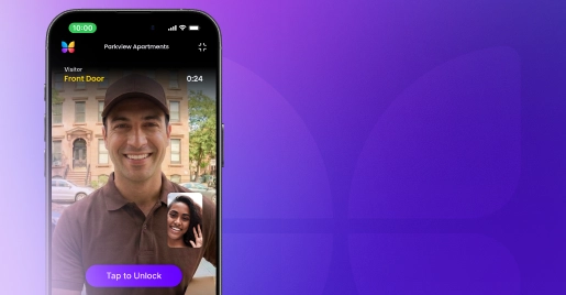 Installer installing ButterflyMX video intercom