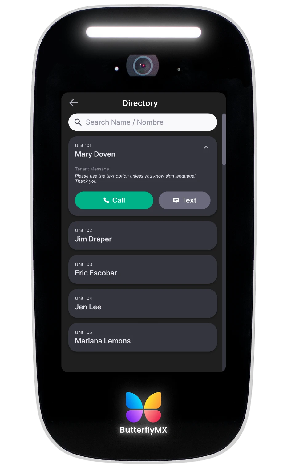 intercom directory