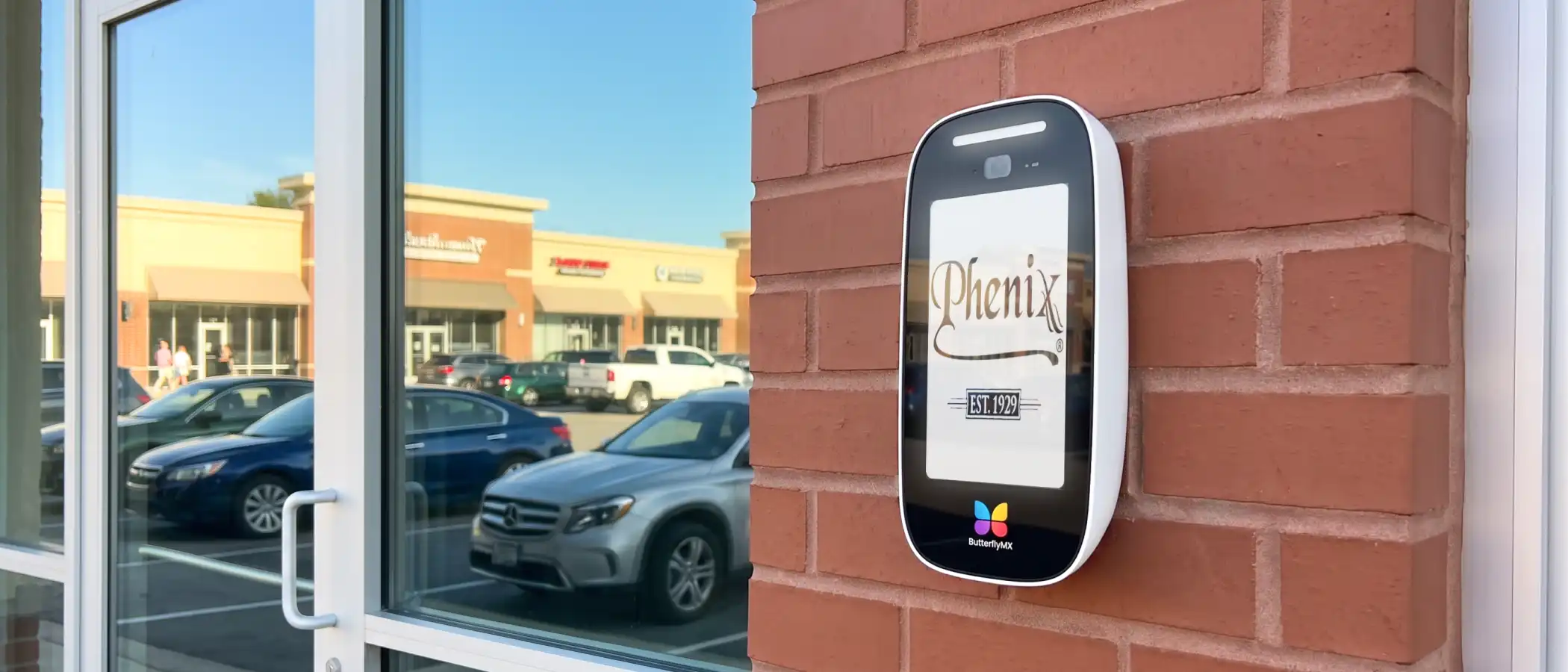 Video intercom at Phenix Salon Suite