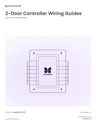2-door controller wiring guides