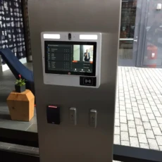 11.6" Surface Intercom on Column Pedestal